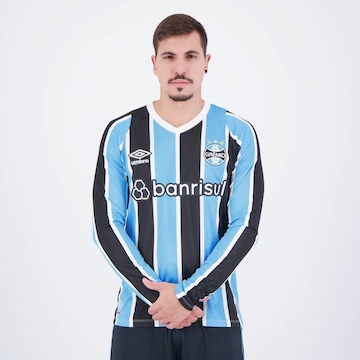 Camisa Umbro Grêmio I 2024 Manga Longa - Masculina