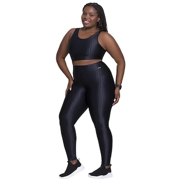 Conjunto Selene: Top Fitness + Calça Legging 3D Plus Size - Feminino