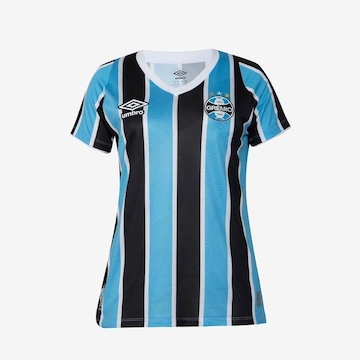 Camisa 1 do Grêmio Oficial 2024 Torcedora Umbro - Feminina