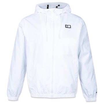 Jaqueta Corta Vento com Capuz New Era Windbreaker New Era Logo Box - Masculina