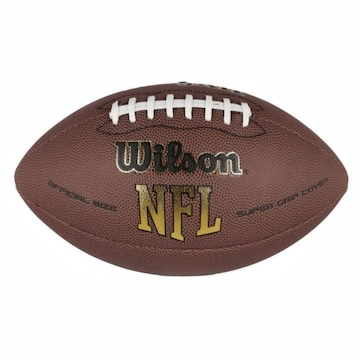 Bola De Futebol Americano Wilson Nfl Super Grip Oficial Size