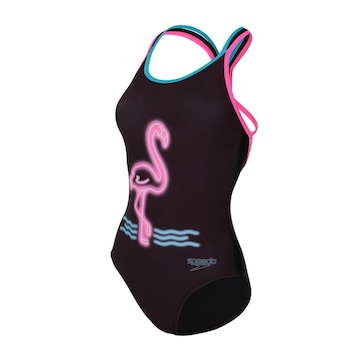 Maiô Speedo Stripes Neon - Adulto