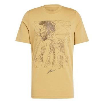 Camiseta adidas Estampada Futebol Messi - Masculina