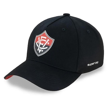 Boné Aba Curva do Vitória Supercap Escudo Oficial - Snapback - Adulto