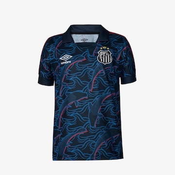 Camisa Santos 2023/2024 Uniforme 3 Torcedor sem Patrocínio Umbro - Infantil