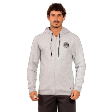 Blusão de Moletom Rip Curl Round Logo Masculino