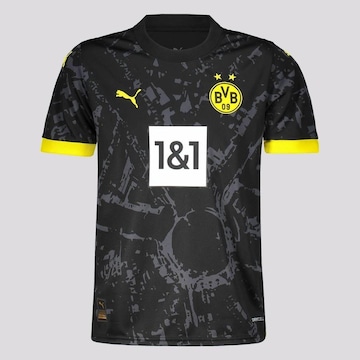 Camisa Borussia Dortmund Away 23/24 Puma - Infantil