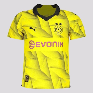 Camisa Borussia Dortmund Third 23/24 Puma - Infantil