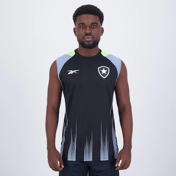 Camiseta Regata do Botafogo Treino Atleta 2024 Reebok - Masculina