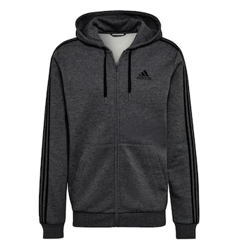 Moletom adidas Capuz Zíper Essentials 3-Stripes Masculino