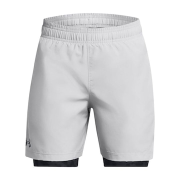 Shorts Under Armour Woven 2 em 1 - Infantil