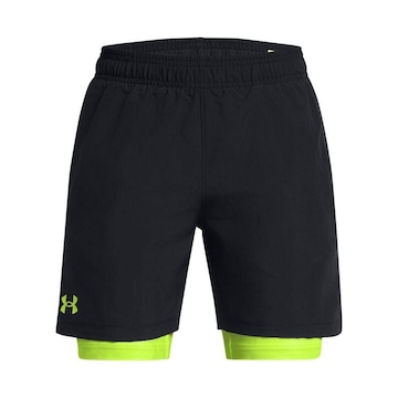 Shorts Under Armour Woven 2 em 1 - Infantil