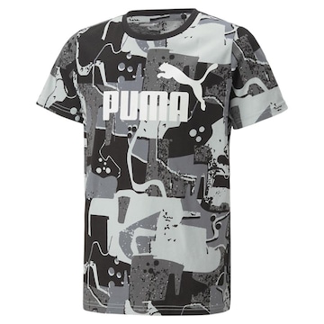 Camiseta Puma Essentials+ Street Art Printed - Infantil