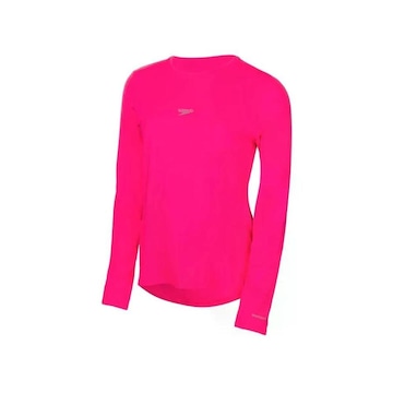 Camiseta Speedo Manga Longa com Proteção Uv50 - Feminina