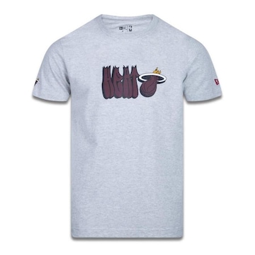 Camiseta New Era Miami Heat Nba Street Life Bomb - Masculina