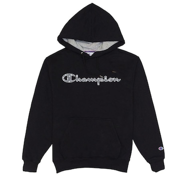 Blusão de Moletom Champion Canguru Knockout  Script - Masculino