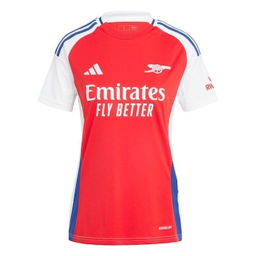 Camisa 1 Arsenal 24/25 adidas - Feminina