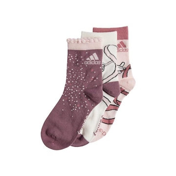 Kit de Meias Sapatilha adidas Disney Minnie Mouse com 3 Pares Por Pacote - Adulto