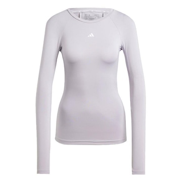 Camiseta adidas Manga Longa Techfit - Feminina