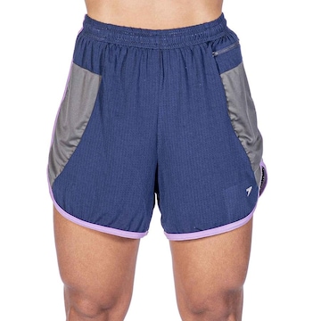 Shorts Running Poker com Bermuda Interna Cherry - Feminino