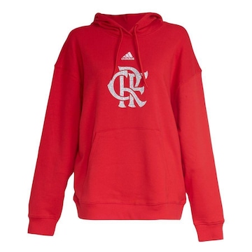 Blusão com Capuz do Flamengo Crf Wmn Hd adidas - Feminino