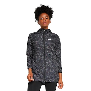 Jaqueta Parka Fila Printed - Feminina