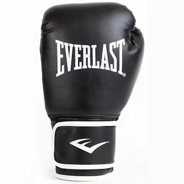 Kit Luvas Treino Boxe Muay Thai Everlast Core Bandagem Bucal