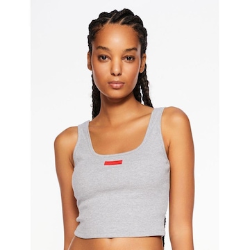 Blusa Cropped Regata Bodyforsure Unique - Feminina