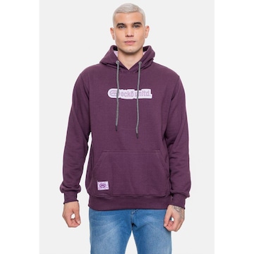 Blusão de Moletom com Capuz Ecko Fashion Basic Rubber Mid Plum - Masculino