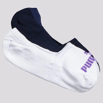 Kit Meia Puma Invisível - 2 Pares - Feminino