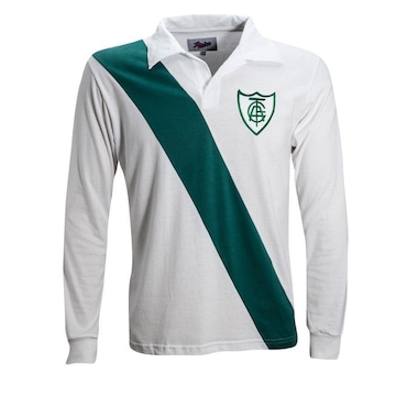 Camisa Manga Longa do América Mg 1912 Liga Retro - Masculina