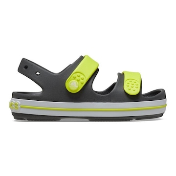 Sandália Crocs Crocband Cruiser Sandal K Slate - Infantil