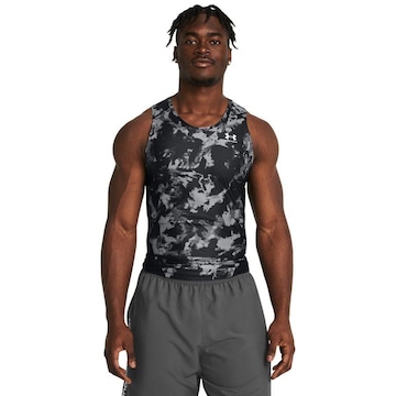 Regata de Compressão Masculina Under Armour Heatgear Iso-Chill Printed - Under Armour