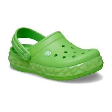 Sandália Crocs Crocband Geometric Glow Band Clog K - Infantil