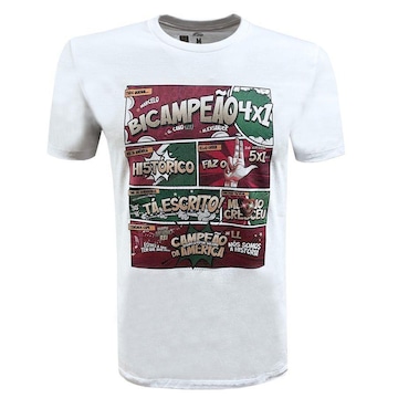 Camiseta Fluminense Quadrinhos Liga Retrô - Masculina