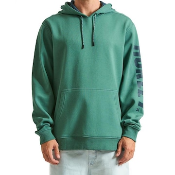 Blusão de Moletom Hurley Canguru Acadia Heat Fleece - Masculino