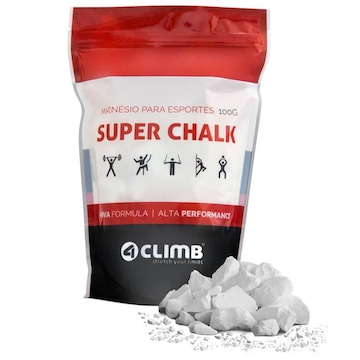 Magnésio Super Chalk 100G 4Climb Escalada Cross