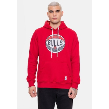 Blusão de Moletom com Capuz Nba Basketball Chicago Bulls - Masculino