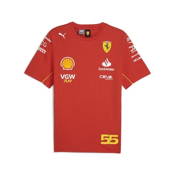 Camiseta Puma Scuderia Ferrari Sainz - Masculina