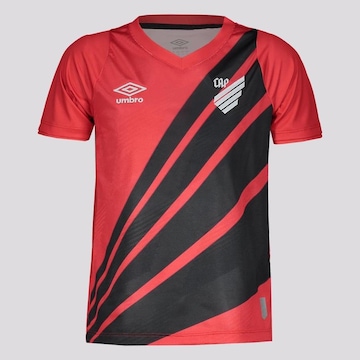 Camisa 1 do Athlético Paranaense 2024 Umbro - Infantil