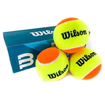 Bola de Tennis & Beach Tennis Wilson Tour Premier - 3 Unidades