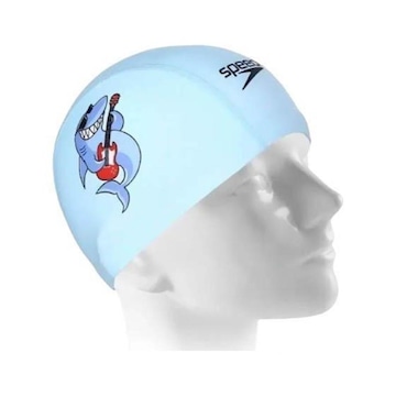 Touca de Natação Speedo Fun Cap Tubarão - Infantil