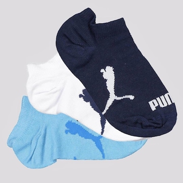 Kit Meias Sapatilha Puma com 3 Pares - Infantil