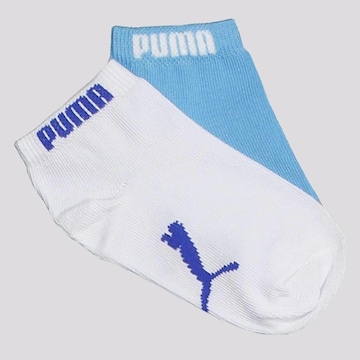 Kit Meias Sapatilha Puma com 2 Pares - Infantil