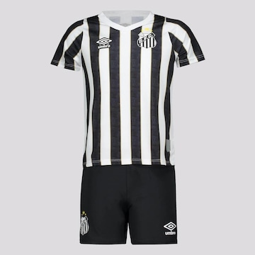 Kit Uniforme de Futebol do Umbro Santos Ii 2024 - Infantil