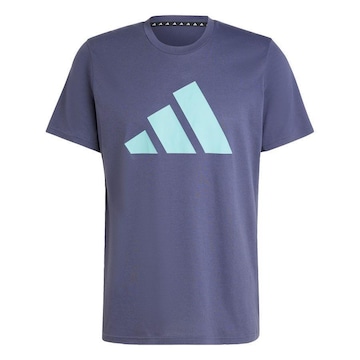 Camiseta adidas Treino Manga Curta Logo - Masculina