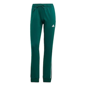 Calça adidas Primegreen Essentials Warm-Up Slim Tapered 3-Stripes - Feminina