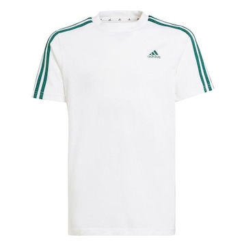 Camiseta adidas Algodão Essentials 3-Stripes - Infantil