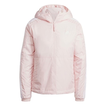 Jaqueta com Capuz adidas Insulated Essentials Três Listras - Feminina