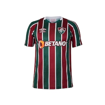 Camisa do Fluminense Uniforme 1 2024 Torcedor Umbro - Infantil